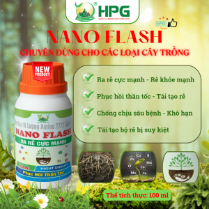Phân Bón Vi Lượng Nano Flash | Giải Pháp Bổ Sung Vi Lượng Siêu Nhỏ, Cây Hấp Thu Nhanh, Sinh Trưởng Mạnh, Năng Suất Cao